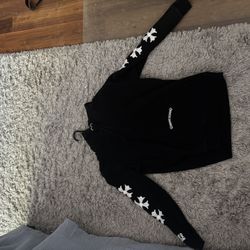 Chrome Hoodie Black And White 