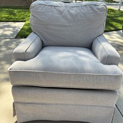 Light Grey Rocking Chair 