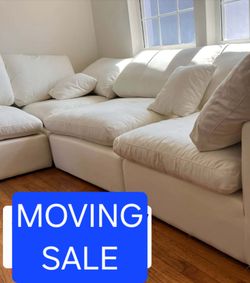White Cloud Couch Modular Sectional Sofa