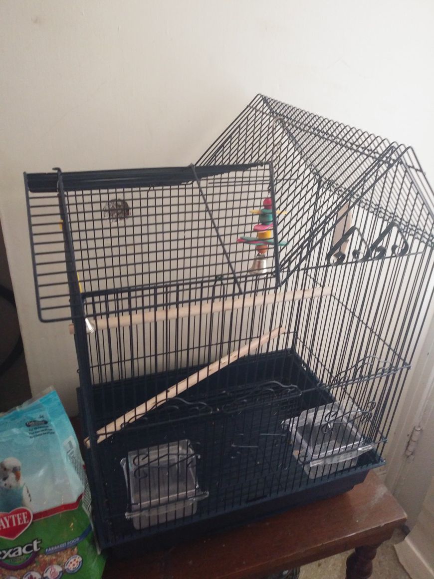 Parakeet cage
