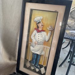 Chef Frame Decor