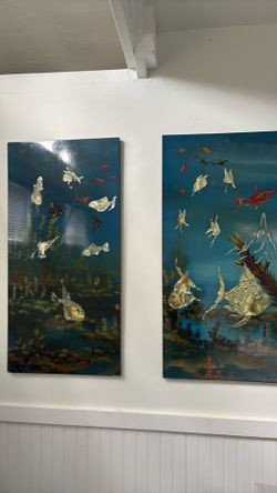 Gold fish wall panels