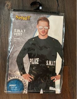 SWAT Police Vest Adult Costume