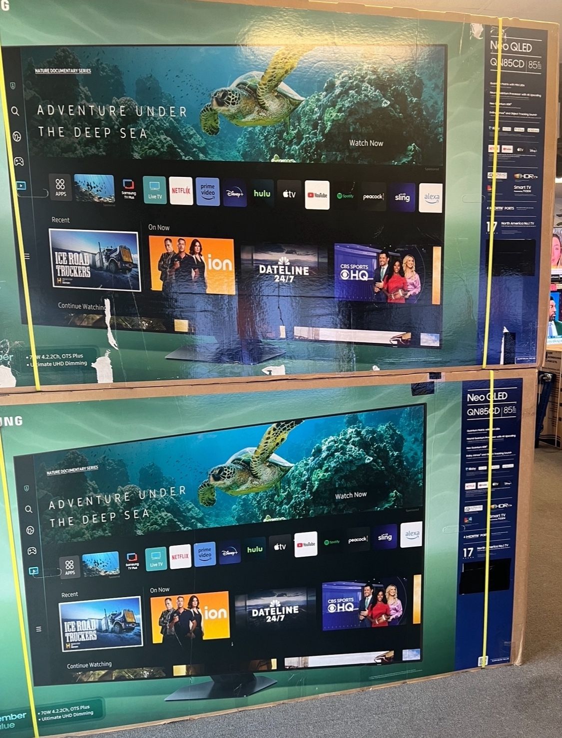 85 Samsung Tv Qn85c In Box 6 Month Warranty. Free Delivery 6 Month Warranty.