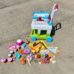 Fisher-Price Kids Play Shopping Cart,/// The Food. All $30 