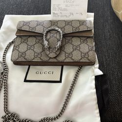 Gucci GG Dyonissious Super Mini Crossbody W Dustbag 