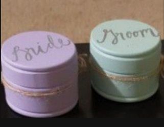 Bride And Groom Ring Boxes