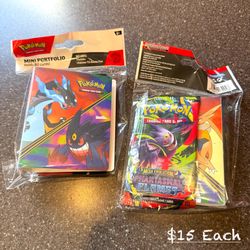 Pokemon Phantasmal Flames Pack + Mini Portfolio Binder