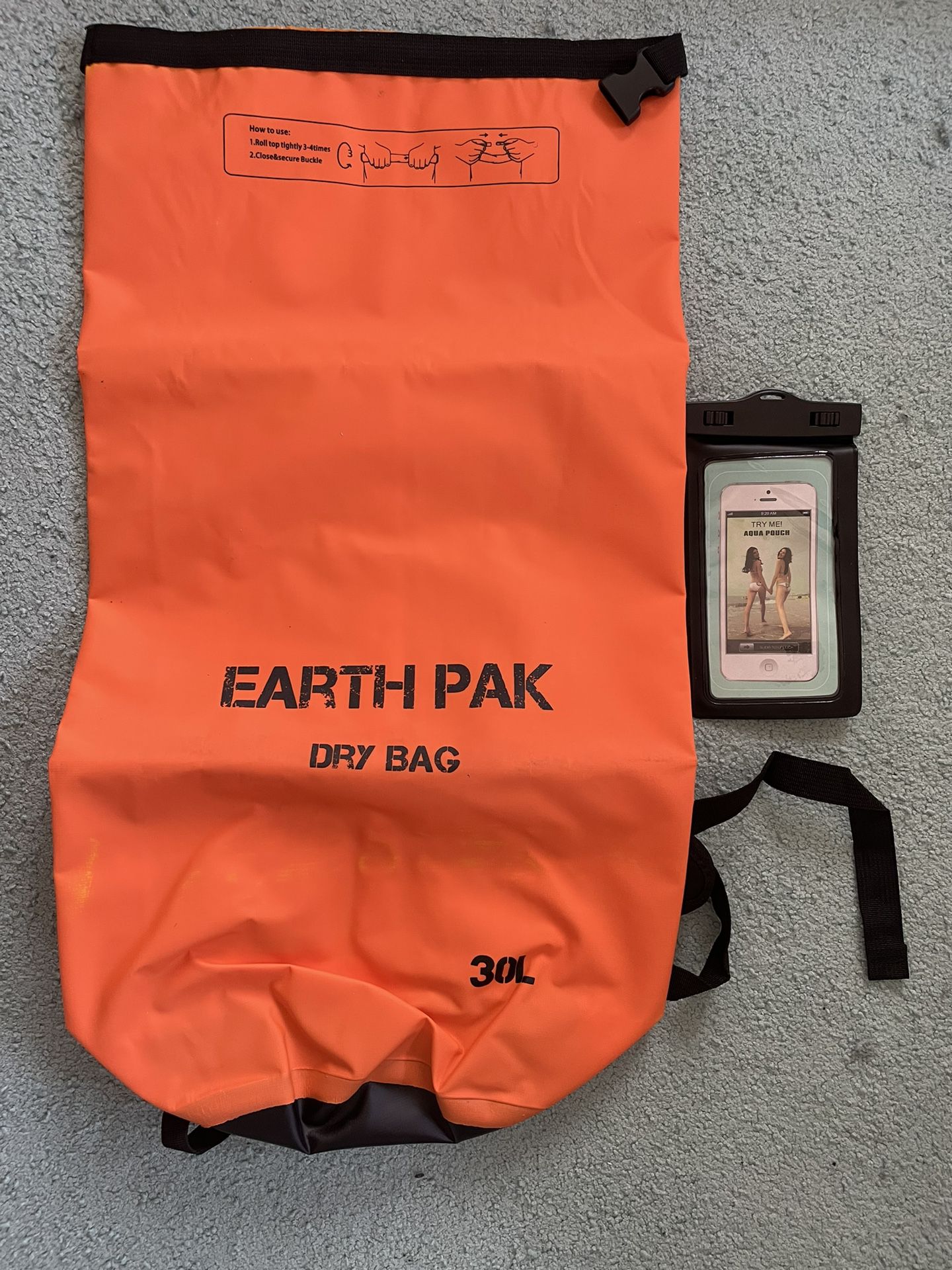 New Waterproof Backpack 30L with waterproof phone Case