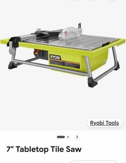 Ryobi 7” tile saw