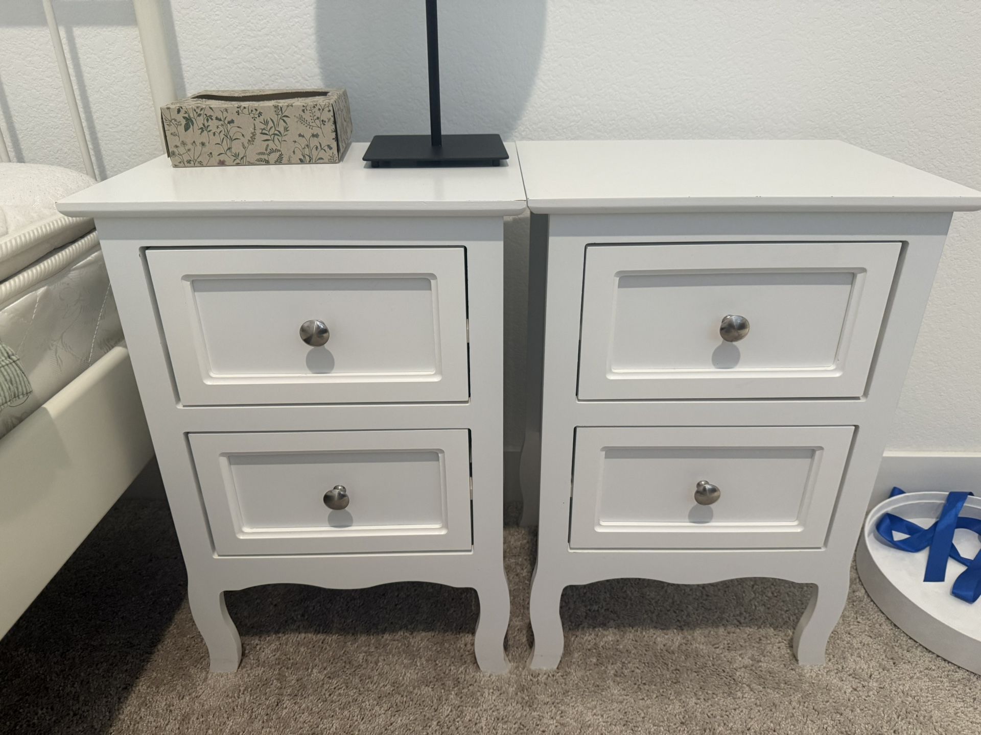 2 Bedside tables