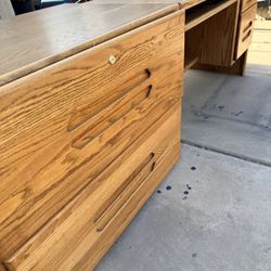 2-Piece Set Desk and Filing Cabinet