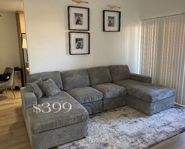 On Sale‼️3-Pc Sectional Sofa With Double Chaise Brand New
