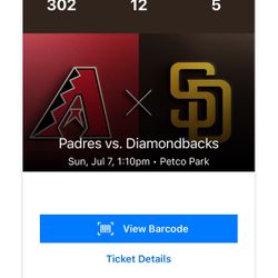 Padres Ticket