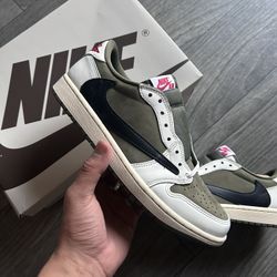 Jordan 1 Low Travis Scott Medium Olive 
