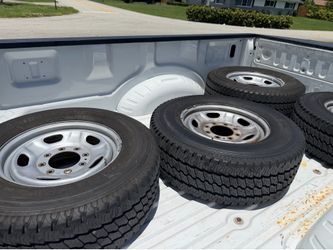Ford F250 steel wheels