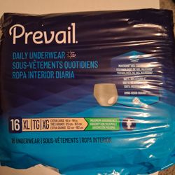 Prevail men XL disposable underwear