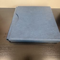 Lindner Blue Postal Stamp Album Binder with Slipcase Binder/Slip Case
