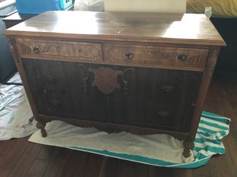 Credenza dresser wood