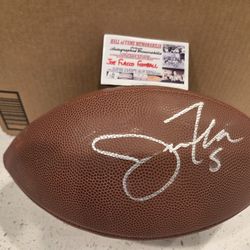 Joe Flacco Autographed Wilson Football