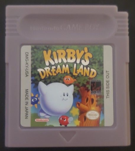 Kirby's Dream Land GB Gameboy Video Game Cartridge