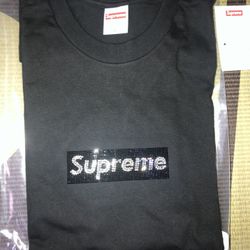 Supreme Swarovski Box logo