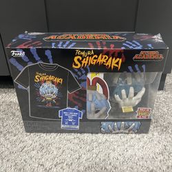 FUNKO POP & TEE My Hero Academia Tomura Shigaraki MHA 2 PC SIZE XS 