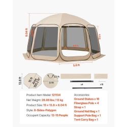 Screen house tent