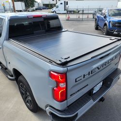 SyneticUSA 2007-2026 Chevy Silverado/GMC Sierra  Hard Aluminum Retractable Tonneau Cover Off-Road Pro Version For 6.5ft Long Bed