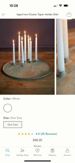 Anthropologie Dupe Candle Holder 