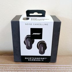 BOSE QuietComfort Earbuds II True Wireless Noise Canceling In-Ear Headphones (Triple Black) - NEW! 🎧🔥