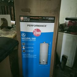RheemWater Heater Gas. 40gal
