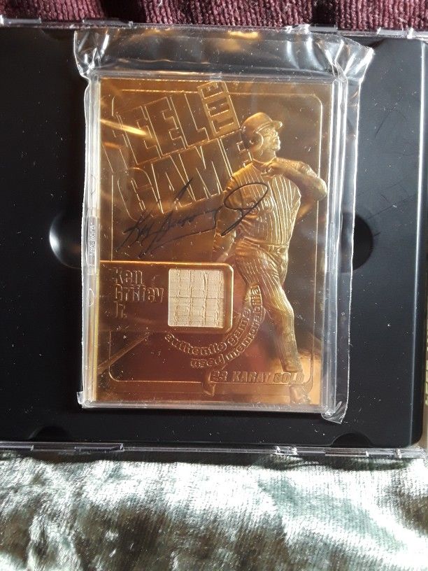 23kt Gold Card Ken Griffey jr. Feel The Game