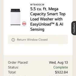 Like NEW LG washer For Sale