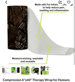 Compression 6"x60" Therapy Wrap for Humans or Pets