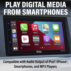 BOOS INDASH WITH APLE CAR PLAY AND ANDRIOD AUTO