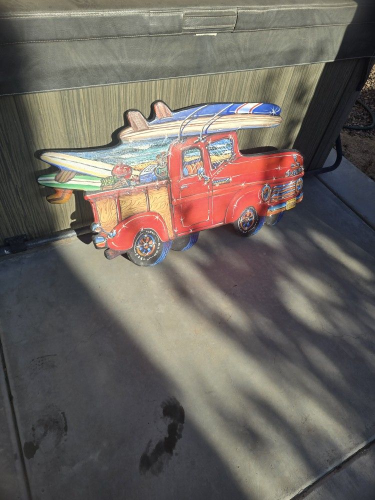 Wall Art By Ryan S. Gourley Truck With Surfboards