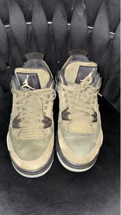 Air Jordan 4 SE Craft "Medium Olive" Size 3.5 Grade School
