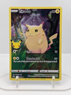 NEW AND IMPROVED: Pikachu Pokemon Card