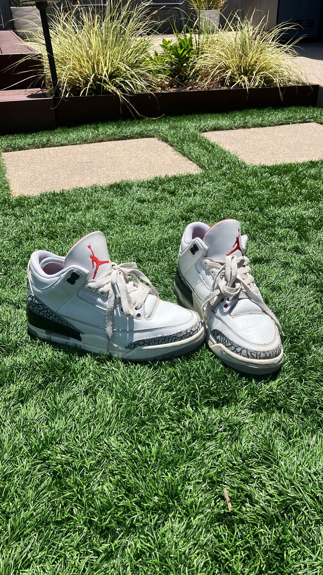 Jordan 3 White Cement Size 8
