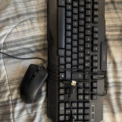 MSI RGB KEYBOARD AND MOUSE