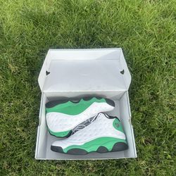 Jordan 13 Retro White Lucky Green Size 12 Men’s Shoes 