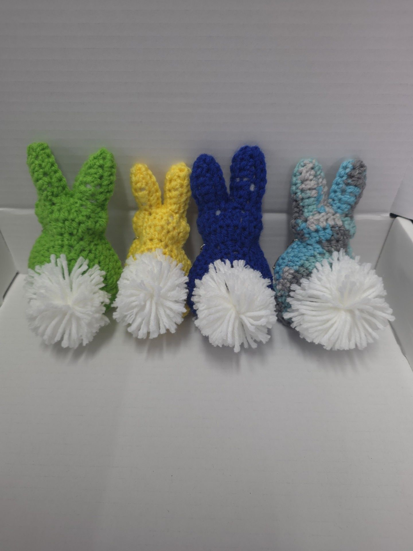 Handmade Crochet Bunny (set of 4- different colors available)