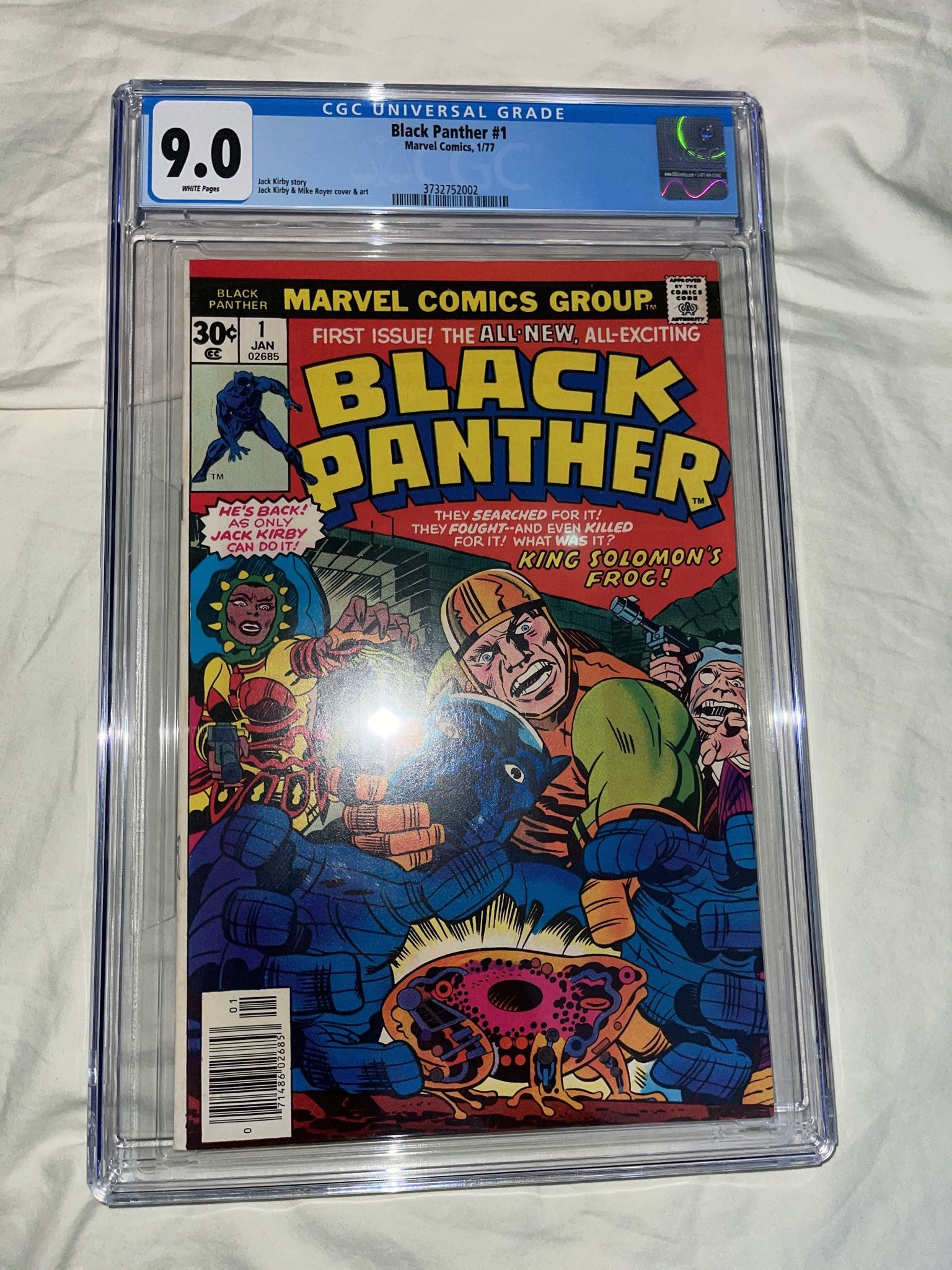 Cgc Black Panther 1 Comic Book