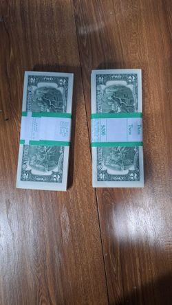 100 2 dollar bills uncirculated