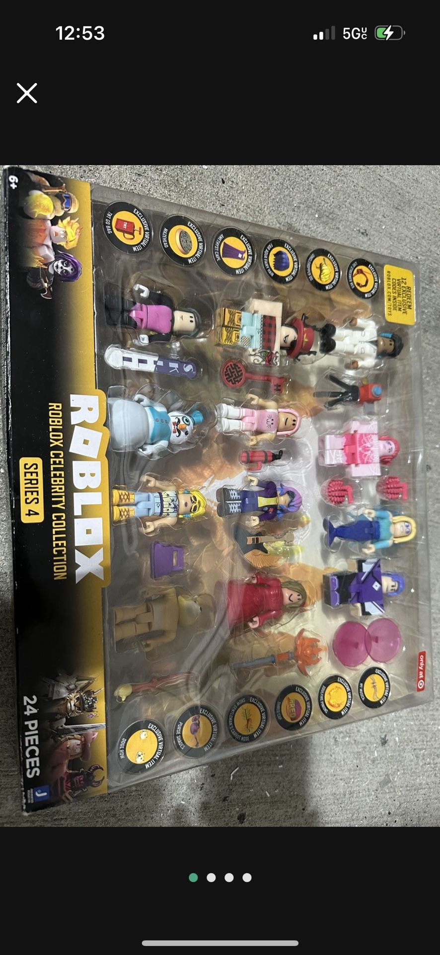 Roblox Celebrity Collection Series 4 24 pieces 12 Virtual Codes