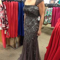 Beautiful charcoal long dress