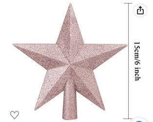 Glitter Christmas Tree Topper