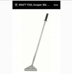 3 ft floor scraper with 8-in blade