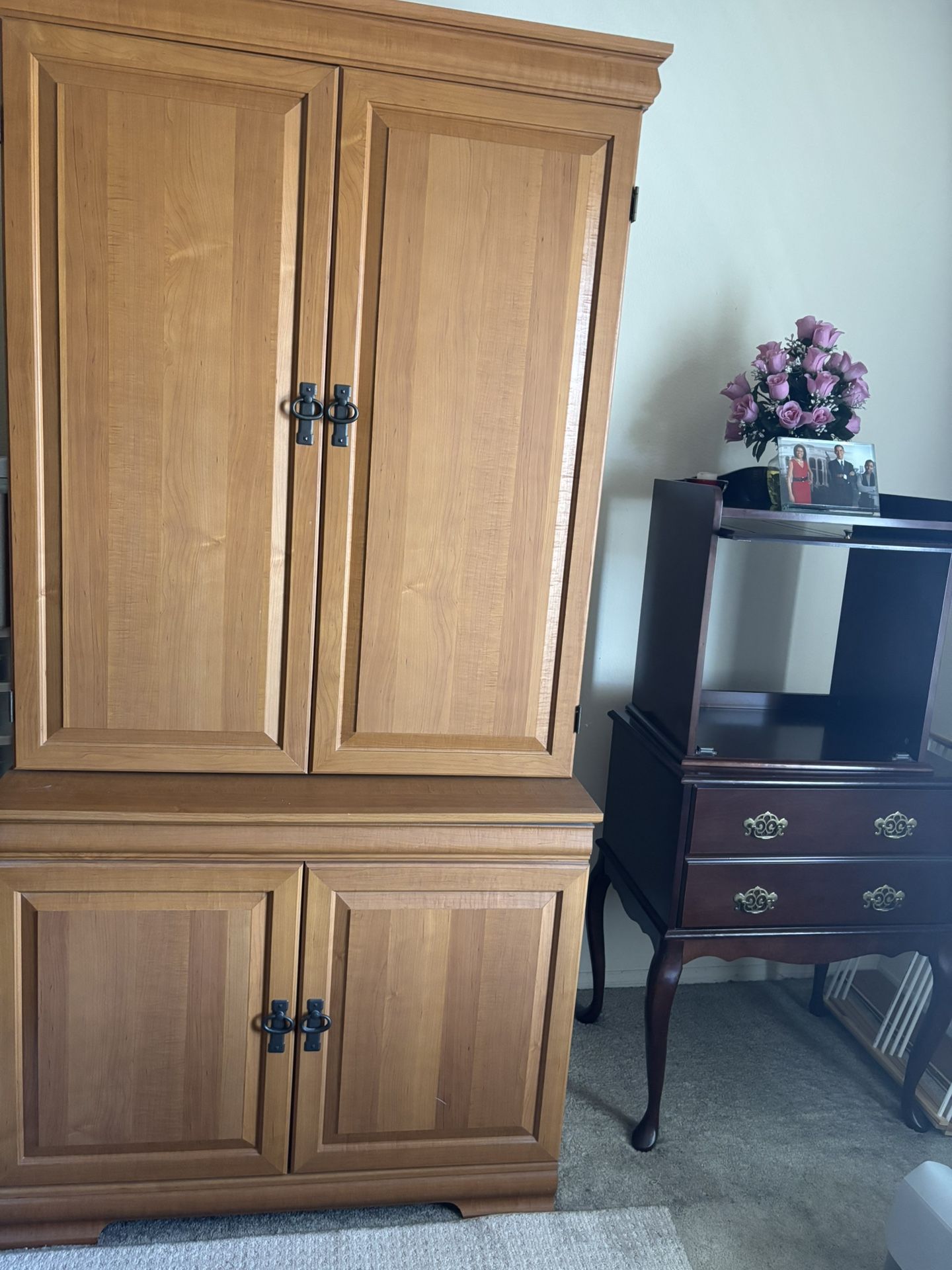 Lovely Armoire- Real Wood!